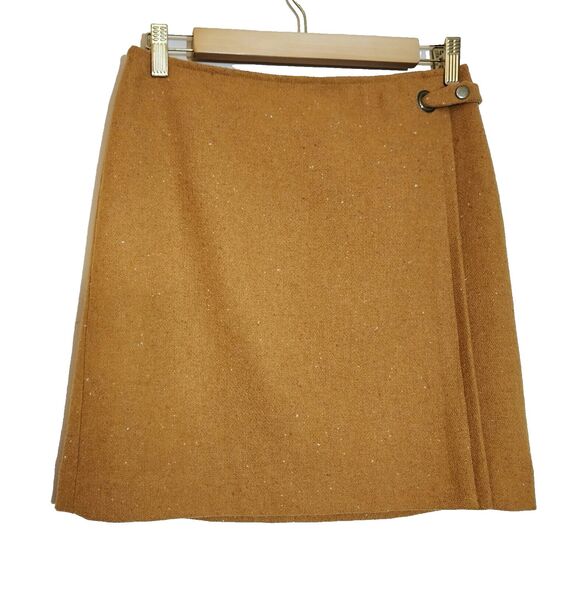 Banana Republic Dresses & Skirts - NWT Banana Republic Womens Wool Blend Mini Skirt Mustard Yellow Lined Sz 4